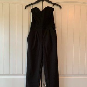NWT Express Sweetheart Strapless Jumpsuit
